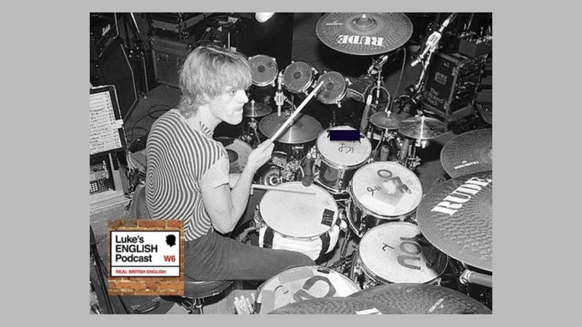 88. How To Play The Drums (Describing Music) Luke’s ENGLISH Podcast