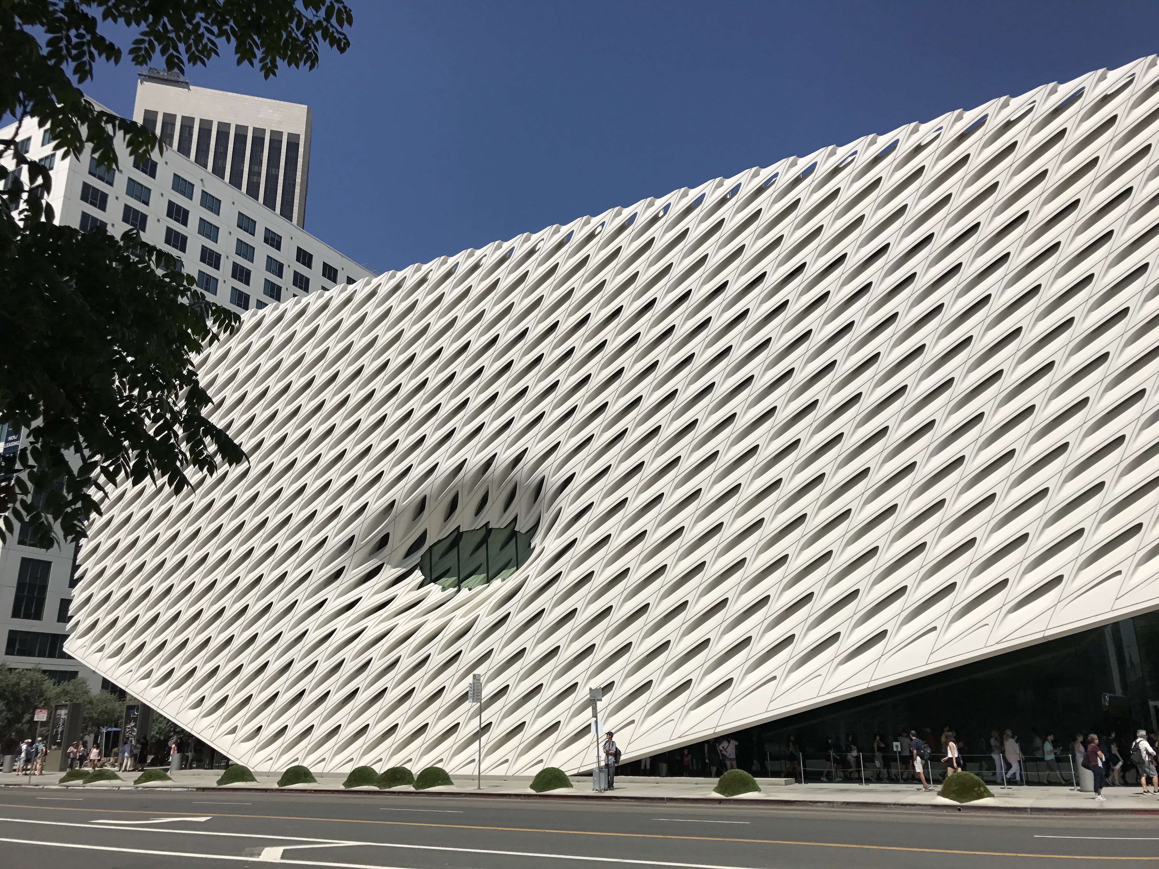 The Broad - we couldn't get in because of queues, but it looks cool